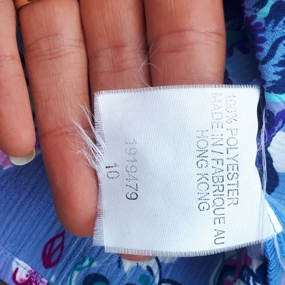 Vintage floral long sleeve blouse - Picture 10 of 11